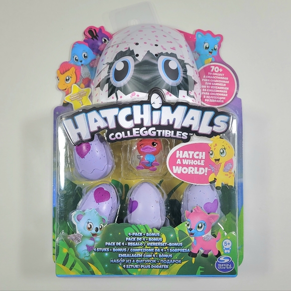 Hatchimals Season 1 Colleggtibles | 4 Pack + Bonus (4 in-Egg and 1 Out-of-Egg) - Picture 3 of 6